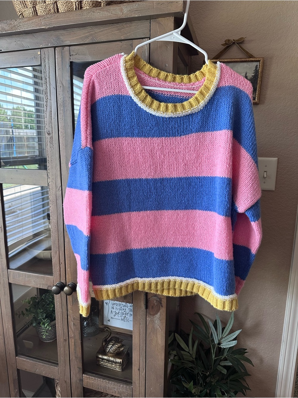 Striped bright sweater